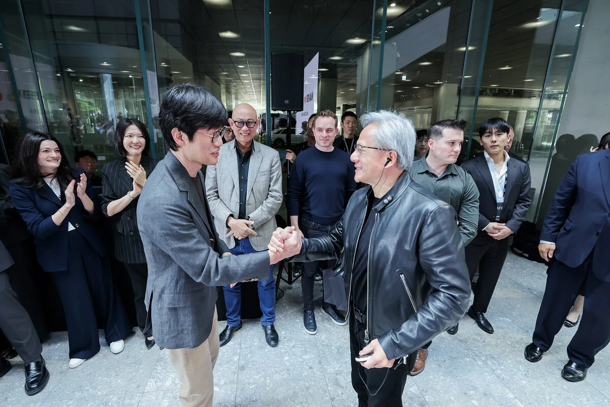 네이버와 엔비디아 AI 팩토리 협력 공식 이미지