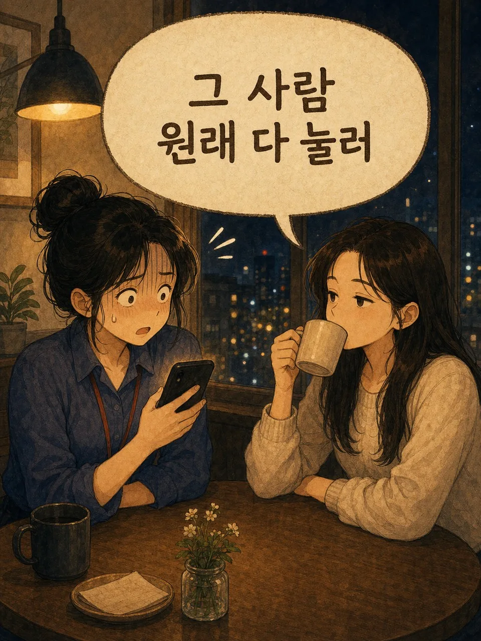 그 사람 원래 다 누른다는 친구의 냉정한 답