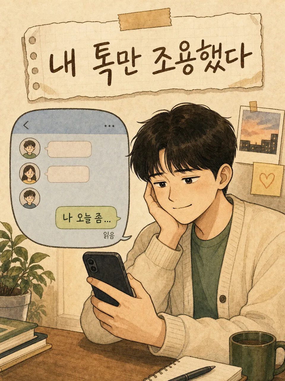 내 톡만 조용했다는 마음컷 단톡방 소외감편 표지