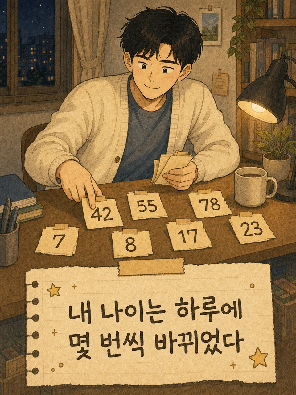 내 나이는 하루에 몇 번씩 바뀌었다는 엔딩 장면