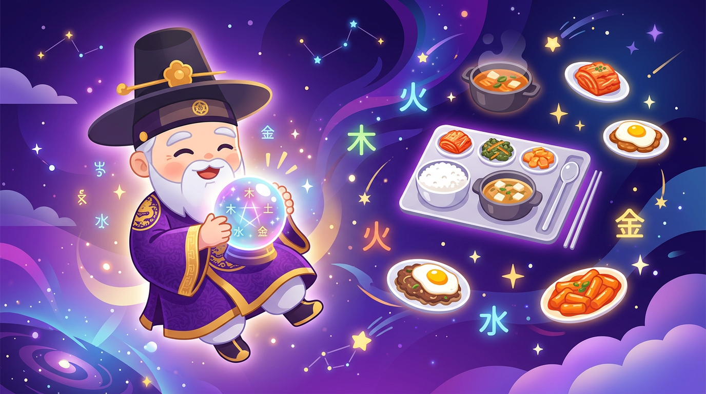 급식도사 히어로 이미지 - 학교 급식 운세 앱