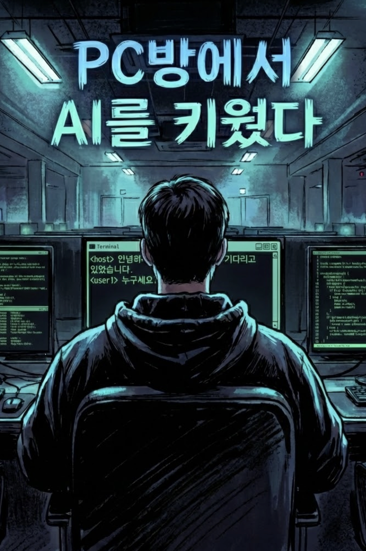 PC방에서 AI를 키웠다 표지